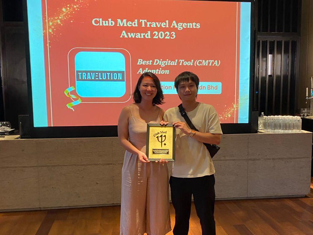 Top Club Med Travel Agent in Malaysia: Travelution Holidays Wins Big Club Med Awards 2023 - Best Use of Digital Tools - Travelution Holidays