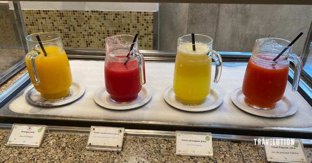 Club Med Cherating Restaurants - Freshly Squeezed Juice