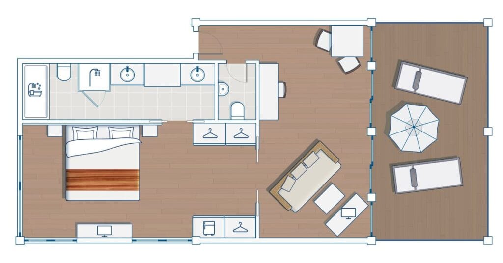 Club Med Cherating Suite Layout