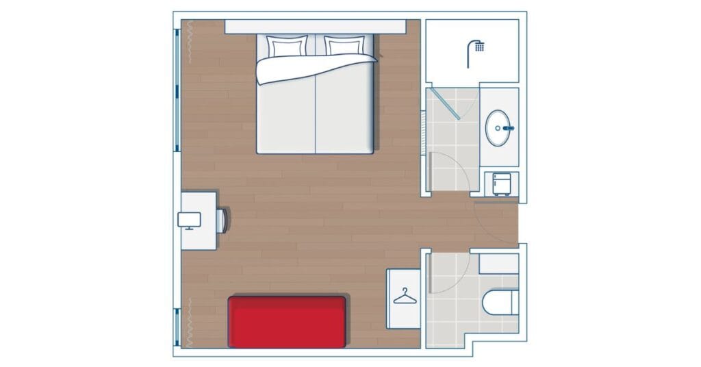 Club Med Cherating Rooms - Superior Room Layout