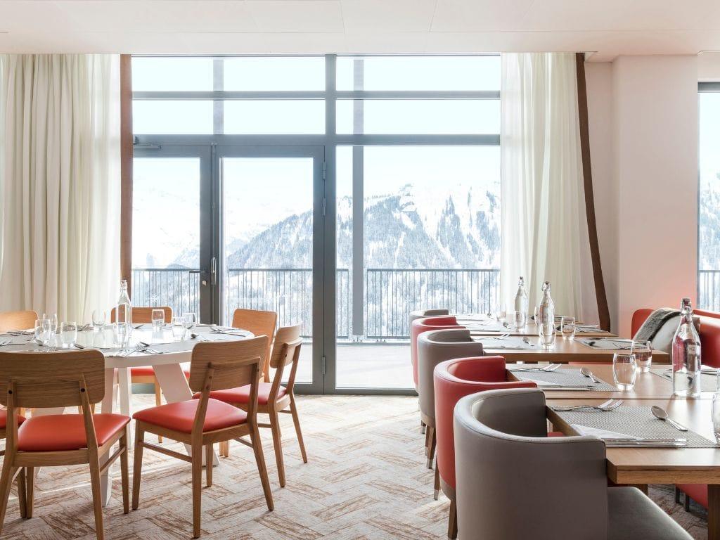 Club Med Grand Massif Samoëns Morillon Restoran Club Med Grand Massif Cozy Mountain