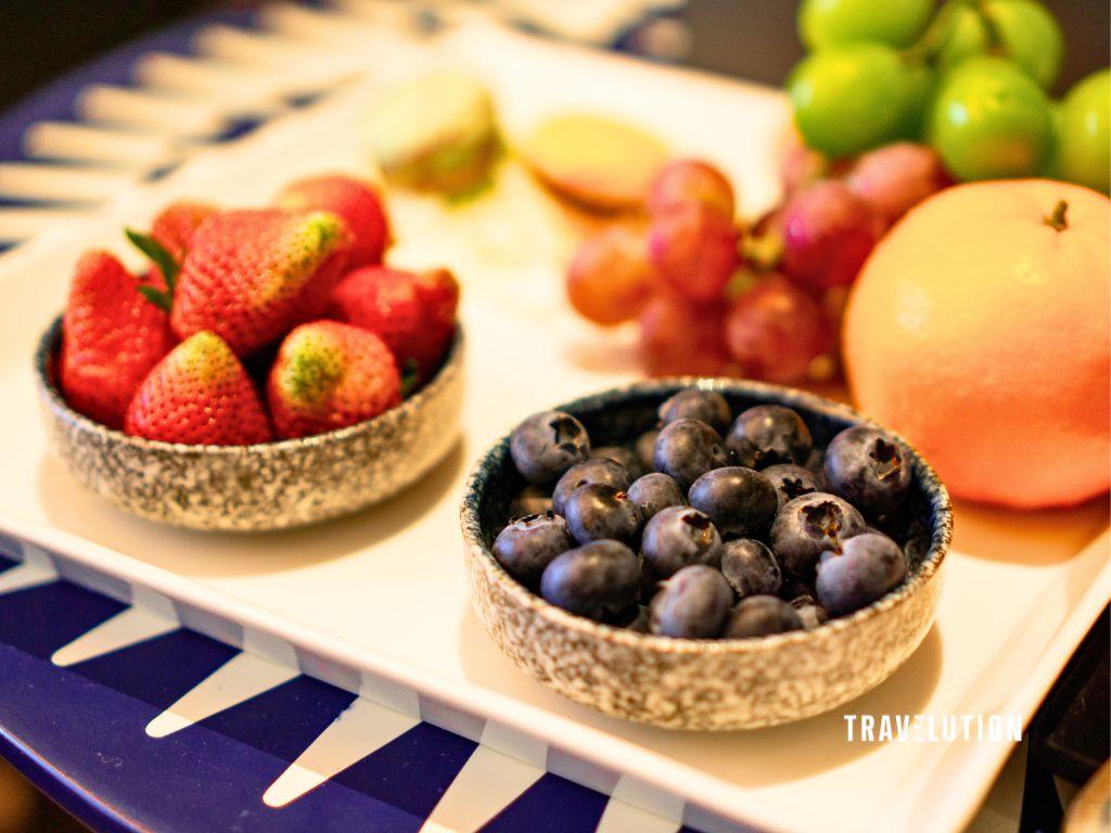 Club Med Lijiang Review - Fruit Platter in Room