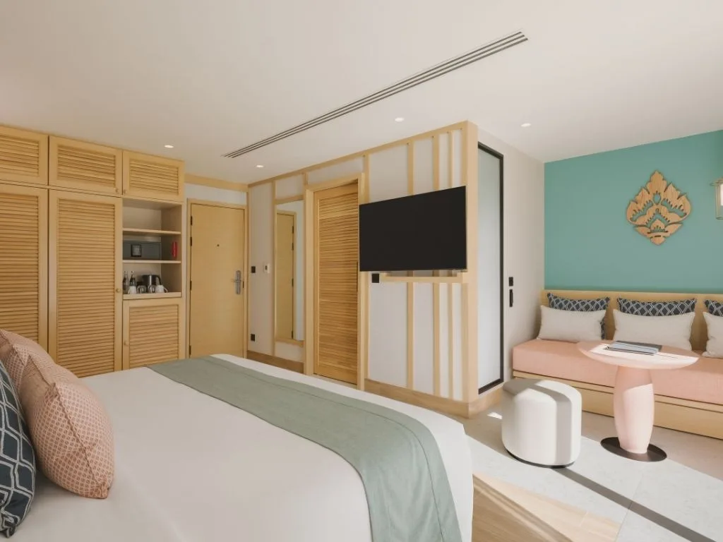 Newly renovated Superior Room at Club Med Phuket with modern Thai decor
