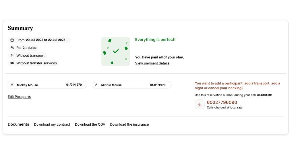 How to Verify Your Club Med Booking with Travelution Holidays How to Verify Your Club Med Booking - Payment