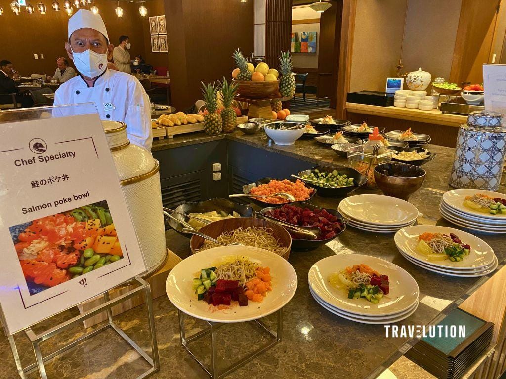 Kajian Puncak Club Med Kiroro Ulasan Club Med Kiroro Peak Restoran Otaru Salmon Poke Bowl