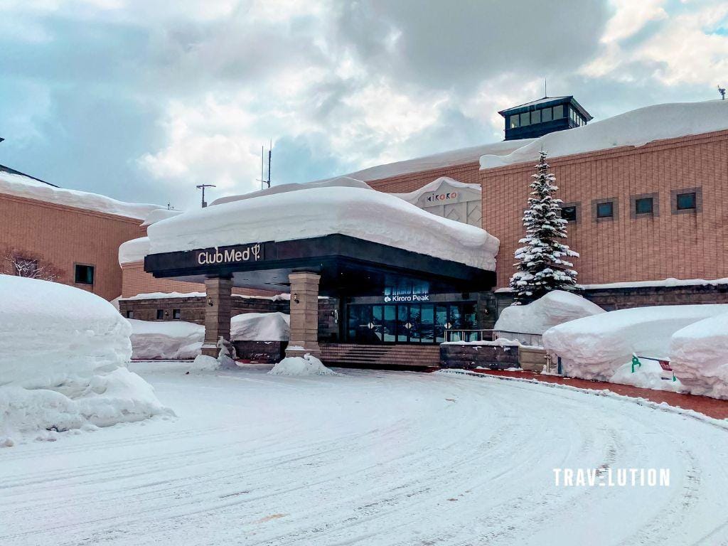 Club Med Kiroro Peak Review - Resort Driveway