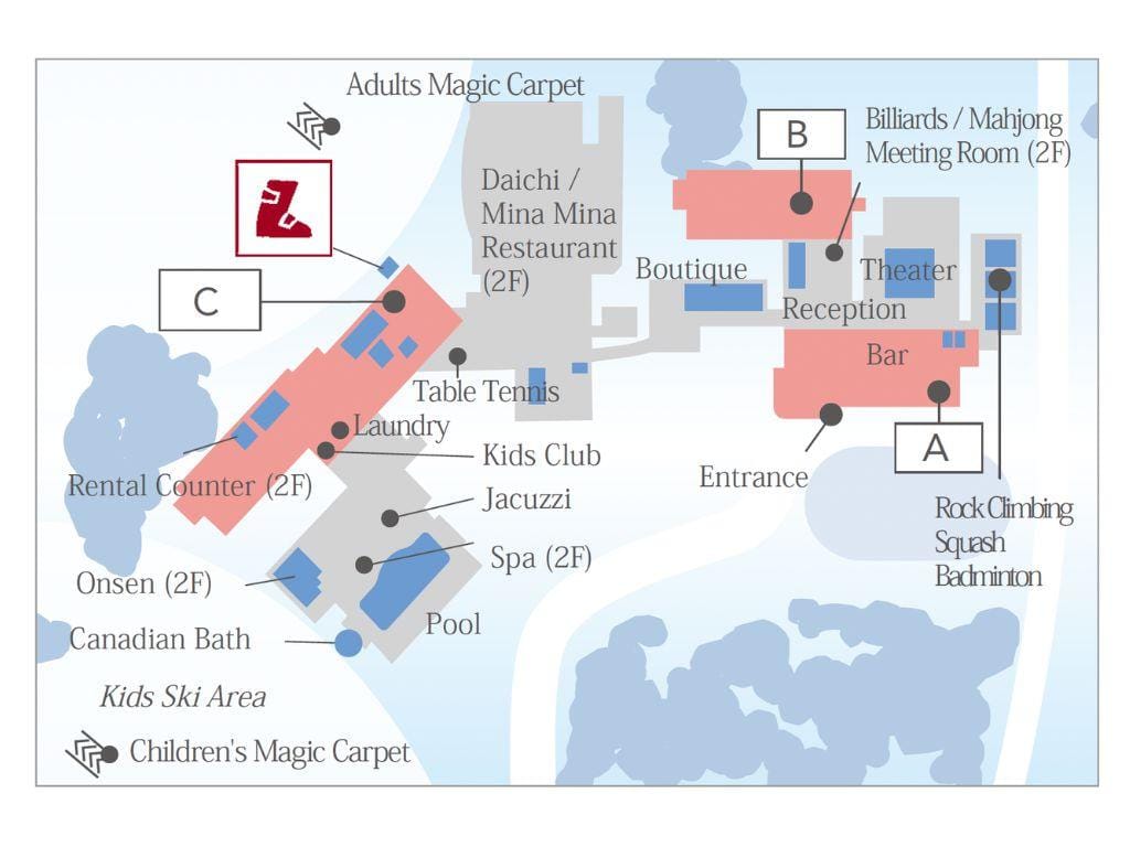 Club Med Sahoro 回顾 Club Med Sahoro 回顾--度假村布局