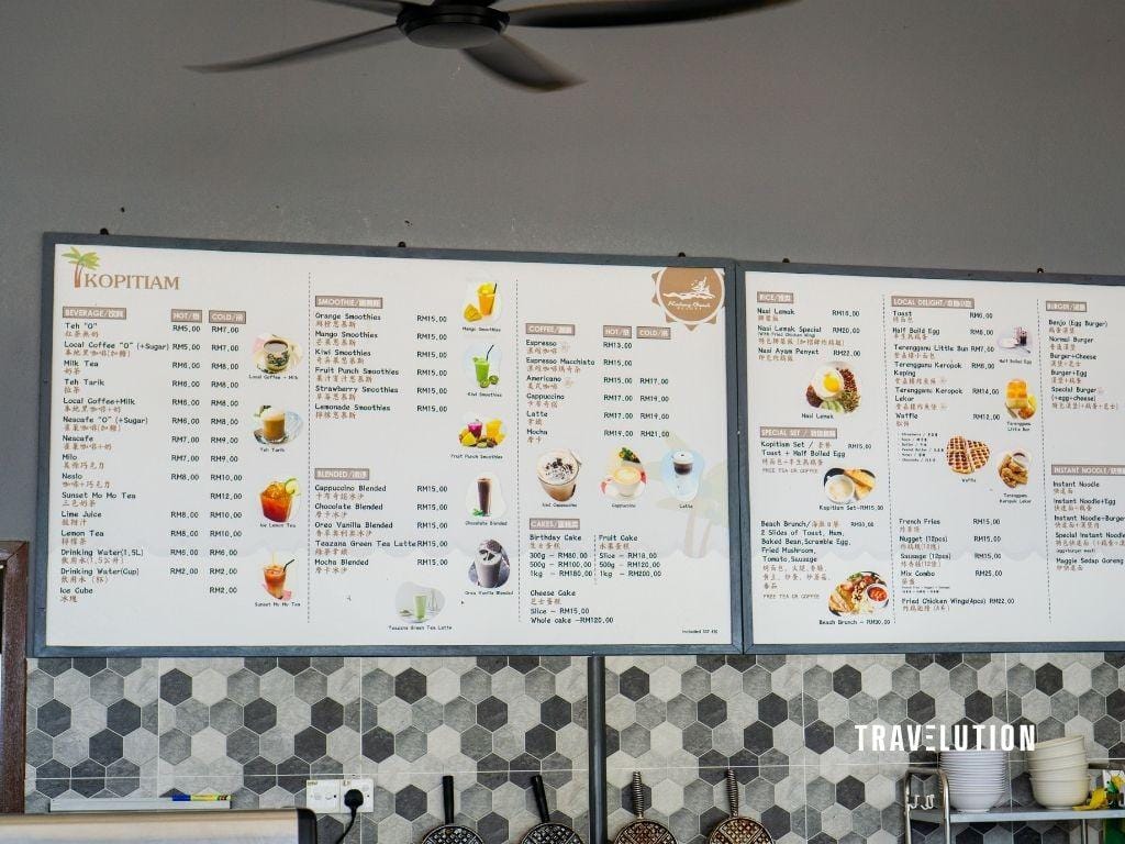 Redang Beach Resort Review Redang Beach Resort Review - Kopitiam Menu