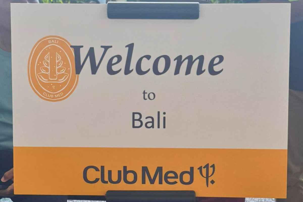 Club Med Bali Review From a Returning Guest Club Med Bali Review Airport Transfer Signage