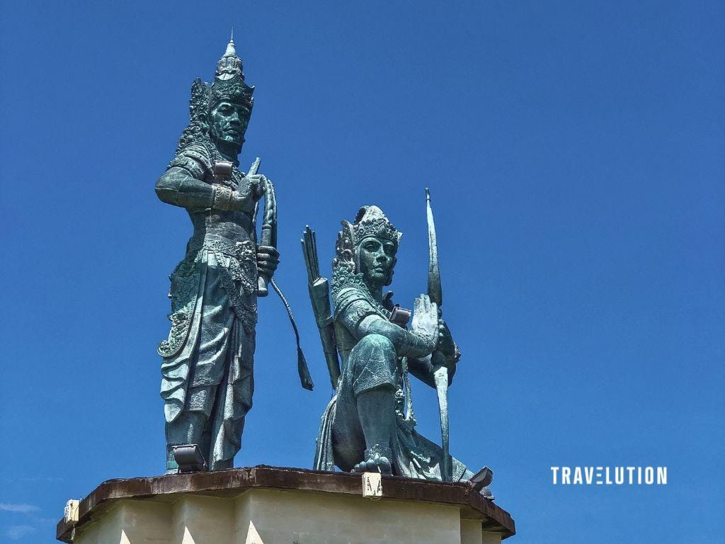 Krishna and Arjuna at the Garden of Hope