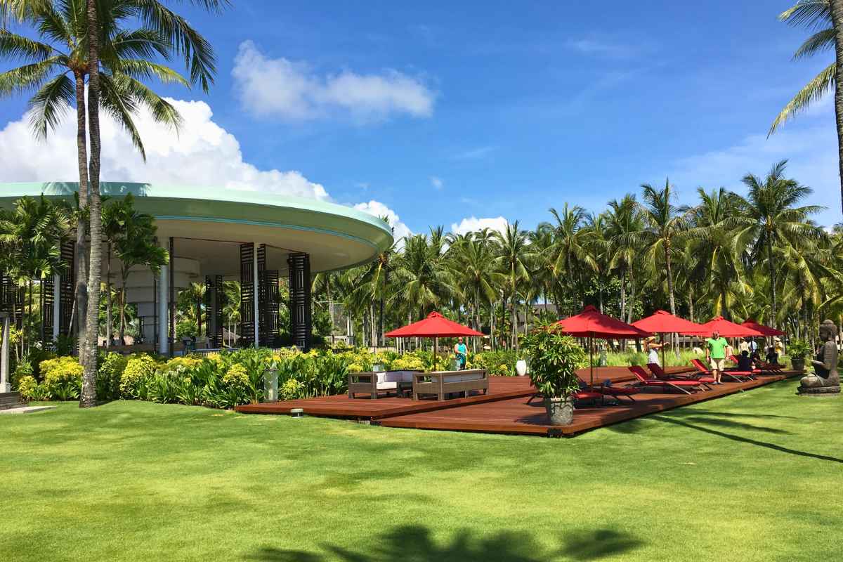 Club Med Bali Review From a Returning Guest Club Med Bali Review Main Bar and Garden