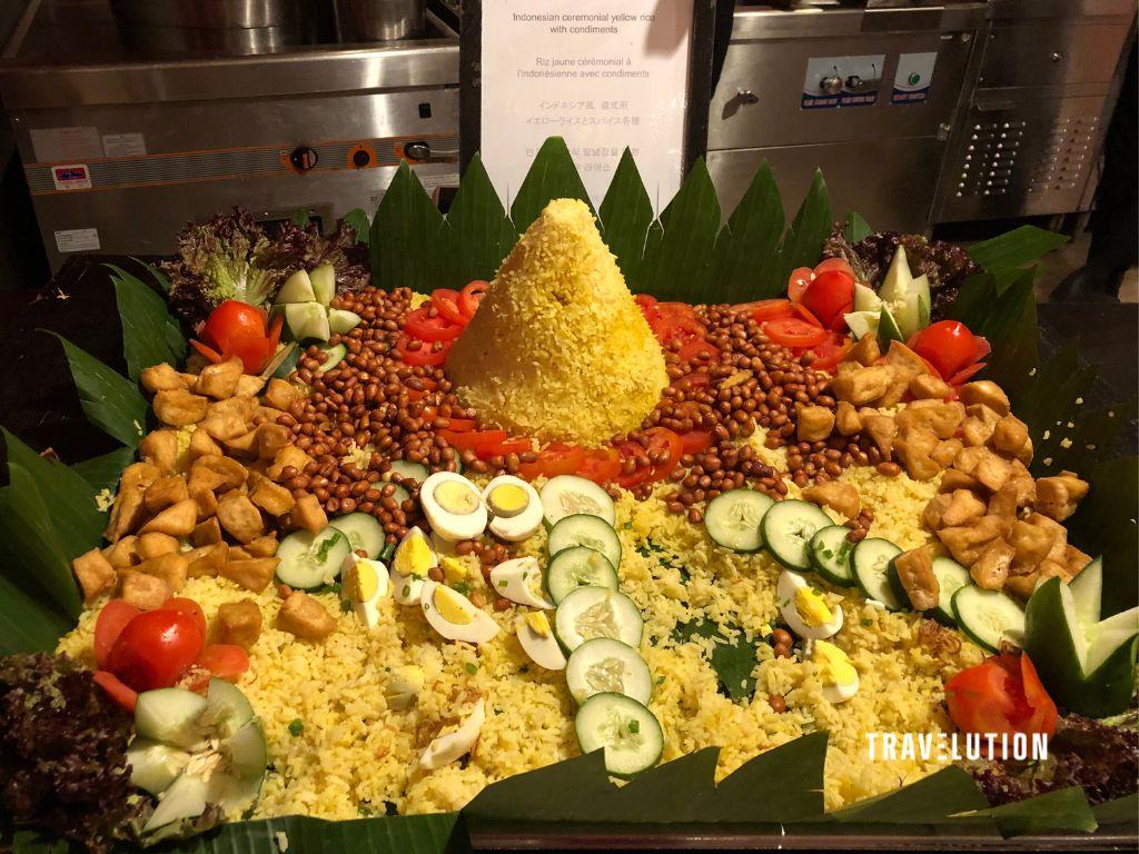 Club Med Bali Review - Nasi Tumpeng