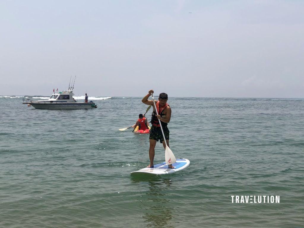 Club Med Bali Review - Paddleboard
