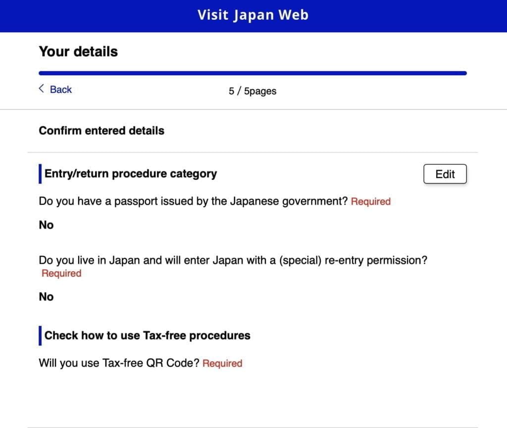 Visit Japan Web User Summary