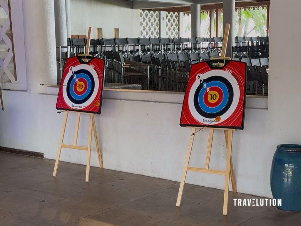 Club Med Cherating During Monsoon - Indoor Archery