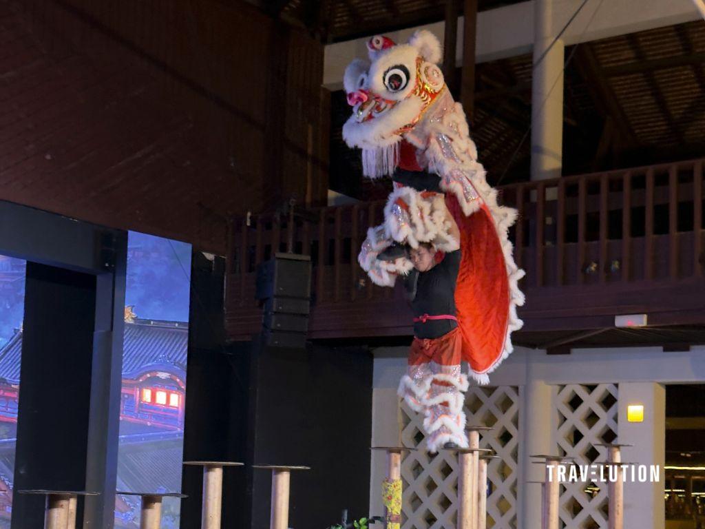 Club Med Cherating During Monsoon - Lion Dance