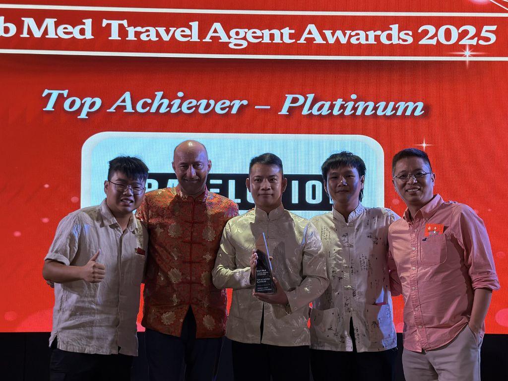 Club Med Awards 2025: Travelution Holidays Dominates the Stage Top Achiever Platinum won by Travelution Holidays at the Club Med Awards 2025 ceremony.