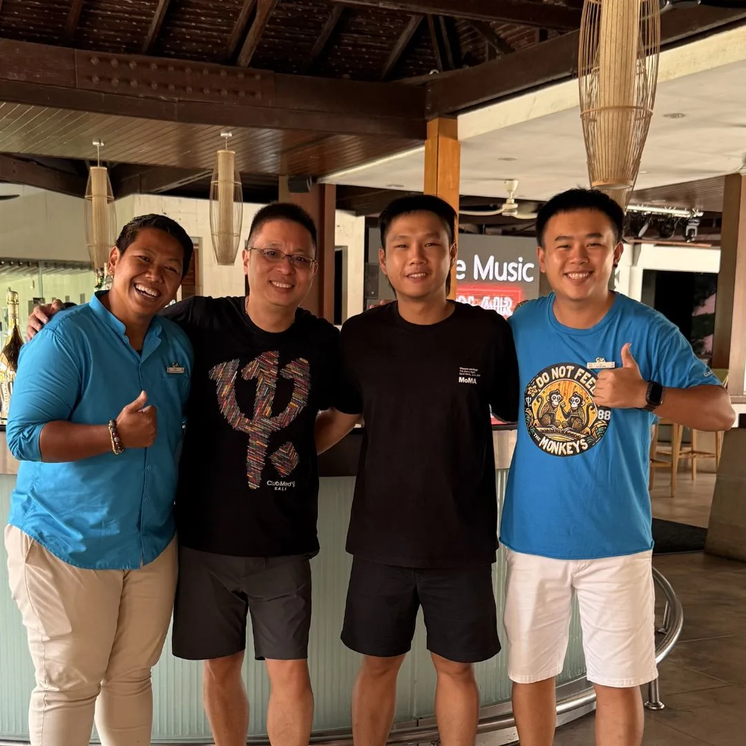 Club Med Cherating Renovation & Reopening 2027 Travelution Holidays team with Club Med Cherating staff