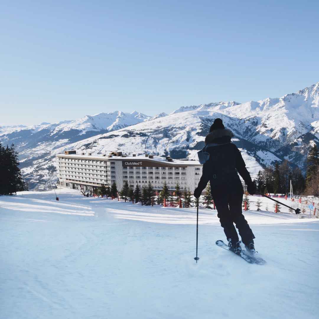 Club Med Les Arcs Panorama Skiing